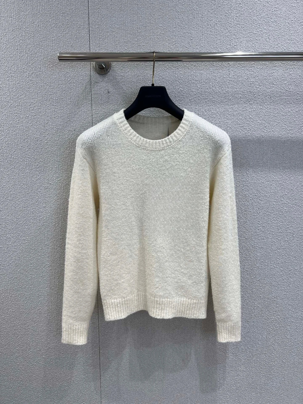 25 Autumn and Winter New White Intarsia Wool Knitted Sweater