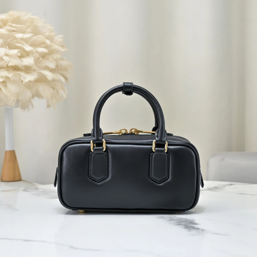 2025 New Premium Imported Calfskin Bowling Bag 22*10.5*7.5CM 342