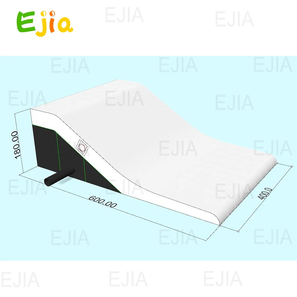 USA Warehouse Inflatable Stunt Jump airbag Landing Mtb Bmx Freestyle Fmx Airbag Inflatable Landing Ramp For Extreme Sports Games