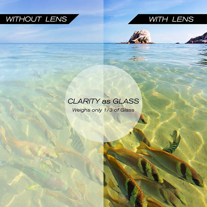 GOMEXUS Polarized Sports Sunglasses No Plastic Lens for Men Women, Fishing Cycling Golf Drving Protection UV400