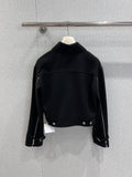 2025 Fall New Arrival Pocket-Detailed Short-Length Zipper Jacket 350