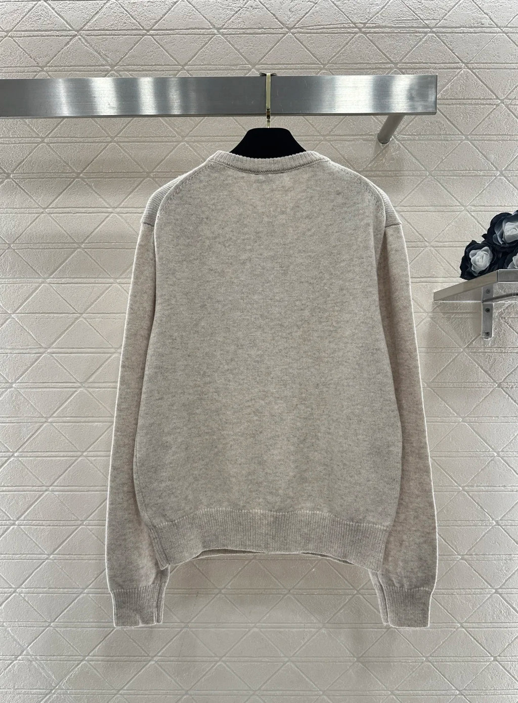 Autumn and Winter 2025 New Casual Women's Clothing Solid Color Women's Cashmere Crew Neck Knitted High-Quality Classic Sweaters