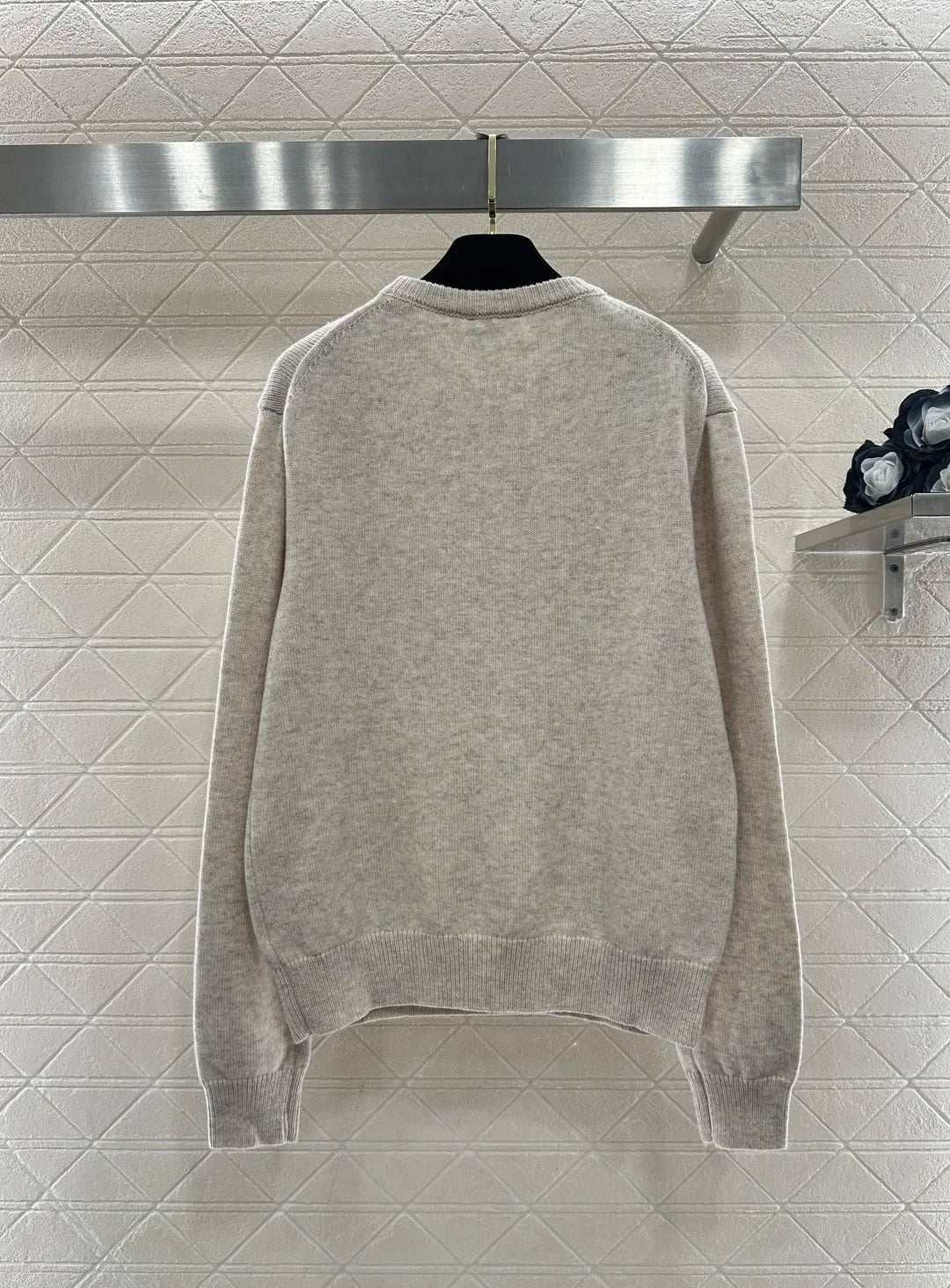 Autumn and Winter 2025 New Casual Women's Clothing Solid Color Women's Cashmere Crew Neck Knitted High-Quality Classic Sweaters