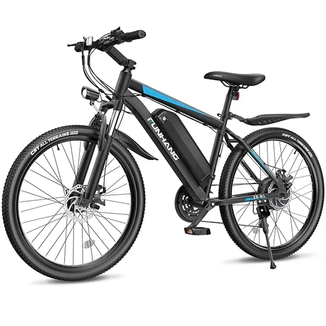 2025 New 24 Inch Hybrid Ebike, 350W Electric MTB/City Bike with Throttle/Pedal Assist/Normal Modes