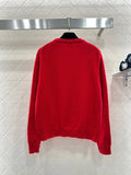 Autumn and Winter 2025 New Casual Women's Clothing Solid Color Women's Cashmere Crew Neck Knitted High-Quality Classic Sweaters