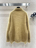 Autumn and Winter 2025 New Casual Women's Clothing Solid Color Women's Cashmere Crew Neck Knitted High-Quality Classic Sweaters