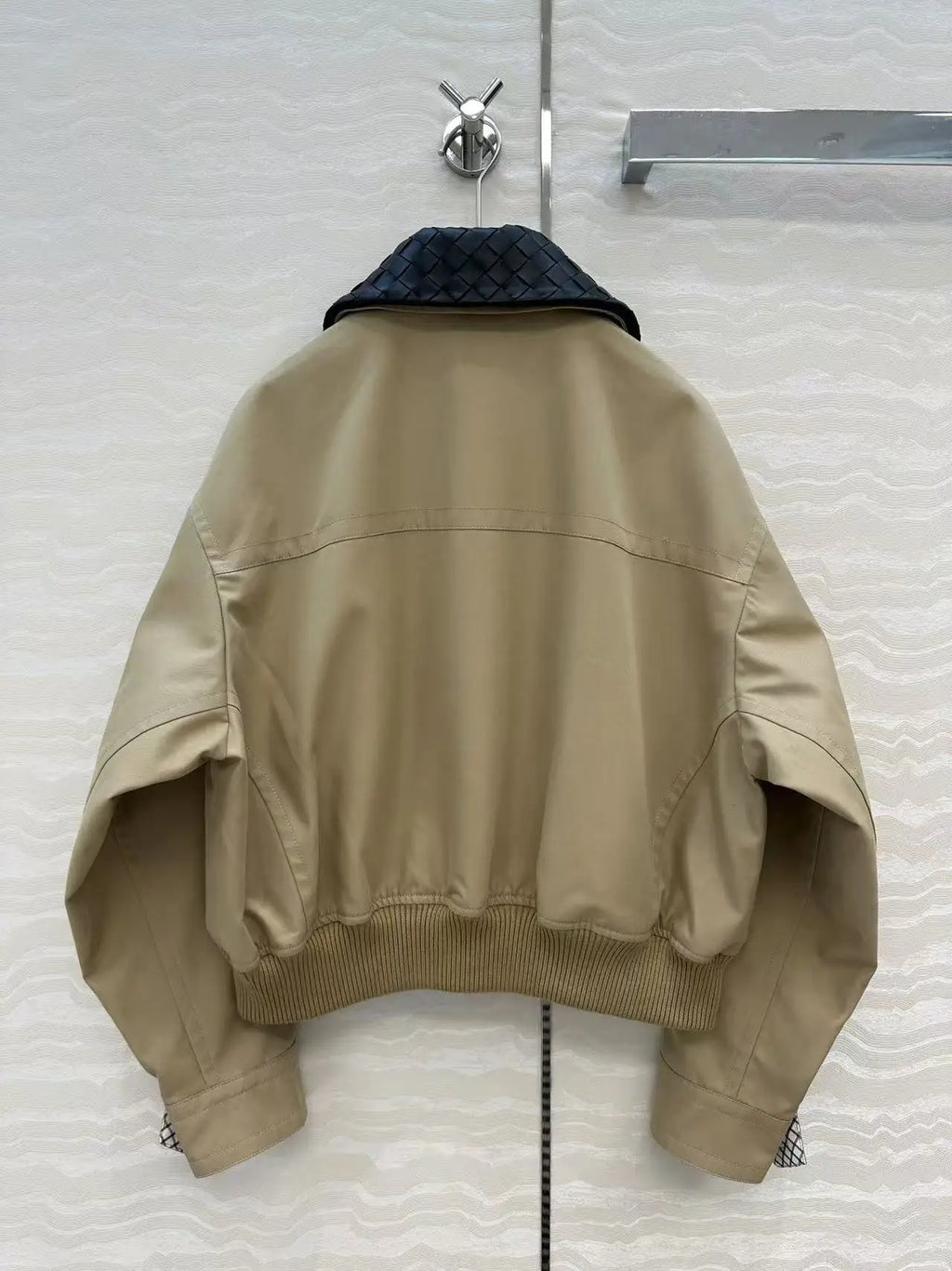 2026 New Spring Casual Women's Loose Long-Sleeved Zipper Jacket Fashion Khaki Sheepskin Collar Short Jacket Y1Y
