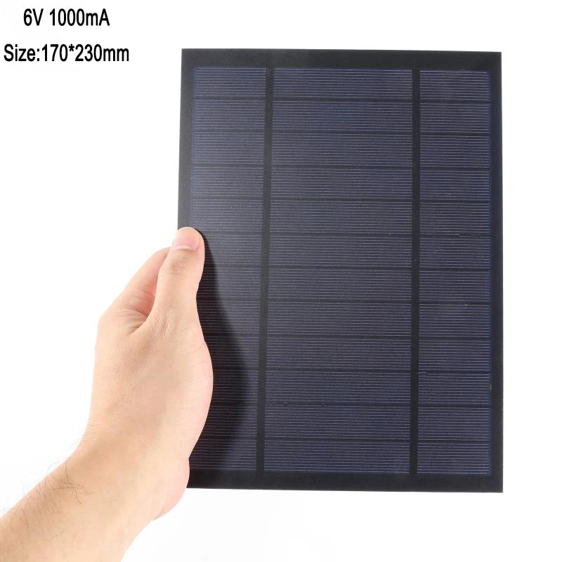 Solar Panel 6V 9V 18V Mini Solar System DIY For Battery Cell Phone Chargers Portable 2W 3W 4.5W 6W 10W Solar Cell