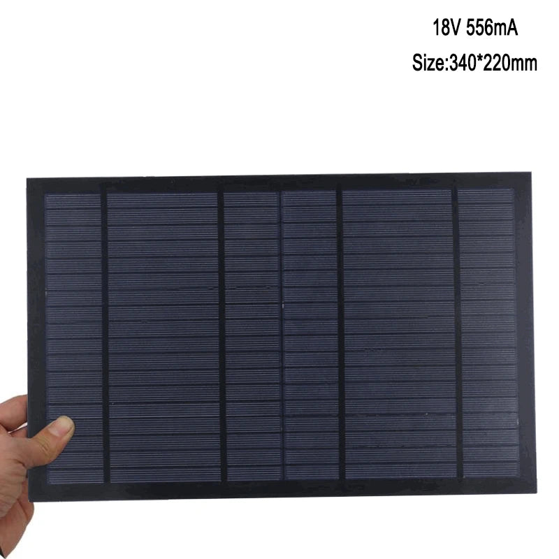 Solar Panel 6V 9V 18V Mini Solar System DIY For Battery Cell Phone Chargers Portable 2W 3W 4.5W 6W 10W Solar Cell