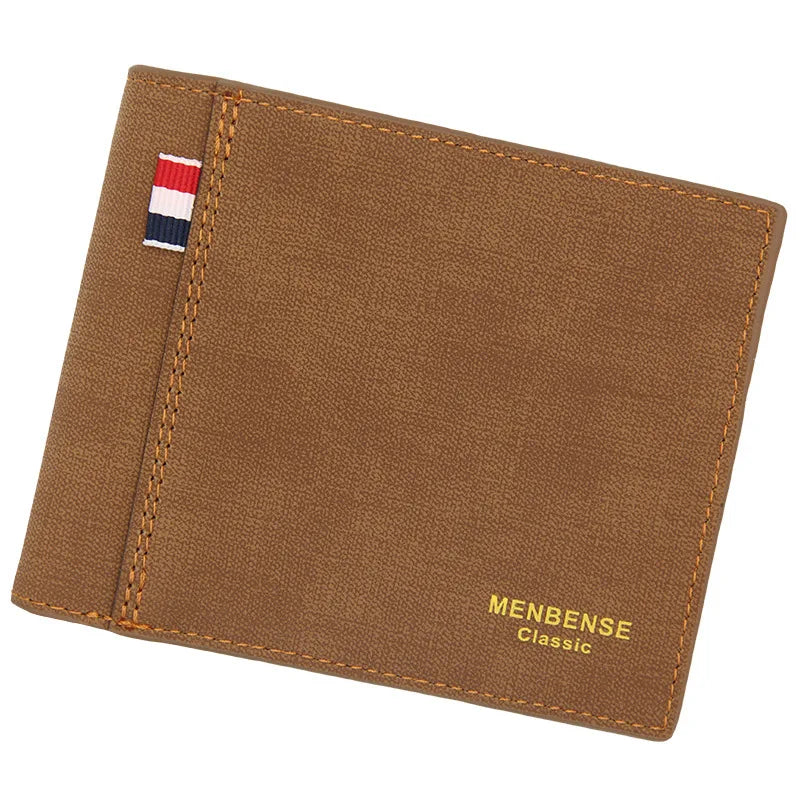 CustomMen Picture Wallets Photo Engraving Leather Wallet Short Three Bifold Large-capacity Multi-functional Business Wallets