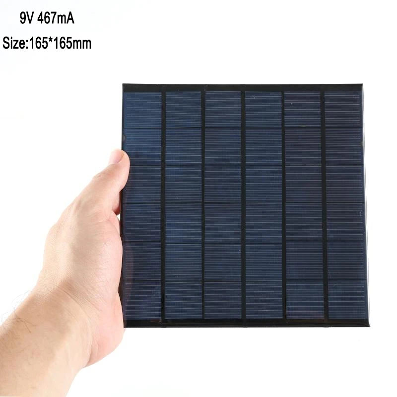 Solar Panel 6V 9V 18V Mini Solar System DIY For Battery Cell Phone Chargers Portable 2W 3W 4.5W 6W 10W Solar Cell