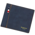 CustomMen Picture Wallets Photo Engraving Leather Wallet Short Three Bifold Large-capacity Multi-functional Business Wallets