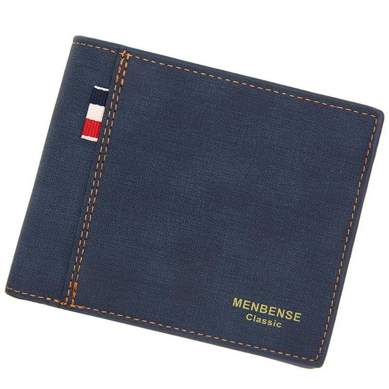 CustomMen Picture Wallets Photo Engraving Leather Wallet Short Three Bifold Large-capacity Multi-functional Business Wallets