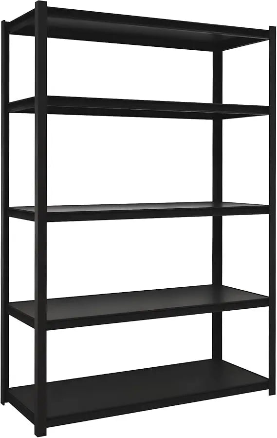 48" W x 18" D x 72" H Garage Shelving Heavy Duty Loads 3500 Lbs, 5 Tier Adjustable Storage Shelves Metal Shelving, Standing Util