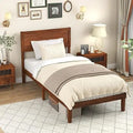 Wood Bed Frame with Headboard,Solid Acacia Platform Bed Frame,Slats Supported Bed Base with Under-Bed Storage Space,Customized