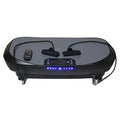 4D Vibration Trainer Exercise Machine with Upper Body Straps and Remote Control for FullBody Workout Home Gym Fitness Equipment