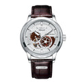 NESUN automatic mechanical watch, stainless steel case luminous classic men's wristwatch, large dial mechanical watch