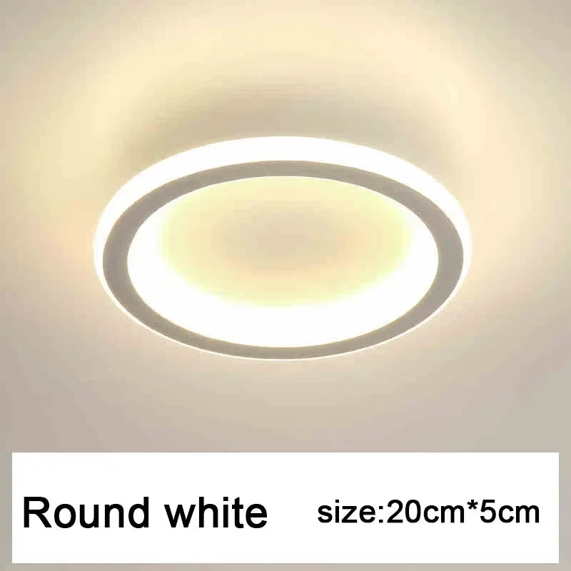 Modern LED Ceiling Light Simple Balcony rotundity Light Home Corridor Porch Channel Ceiling Light Nordic Wind Cloakroom Light