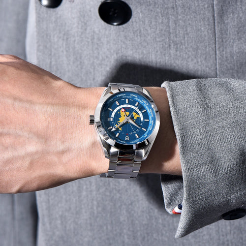 2024 New PAGANI DESIGN GMT Men's Watches NH34A Mechanical Watch For Men Automatic Wristwatch Luminous Dial Sapphire Reloj Hombre