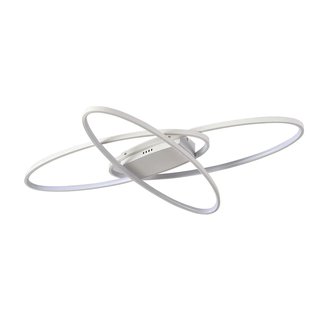 LED Ceiling Light Ceiling Lamp Children's Room Living Room Lamp for Living Room Dimmable Geometric Aluminium 95 x 65 x 8.5 cm