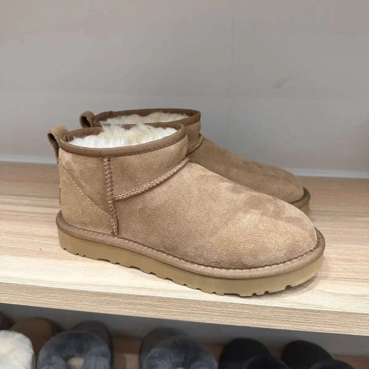 2026 New Classic Ultra Mini Platform Boots Leather Suede Wool Comfort Winter Womens Fur Slippers K98 ‮34-53 SeziS UggS