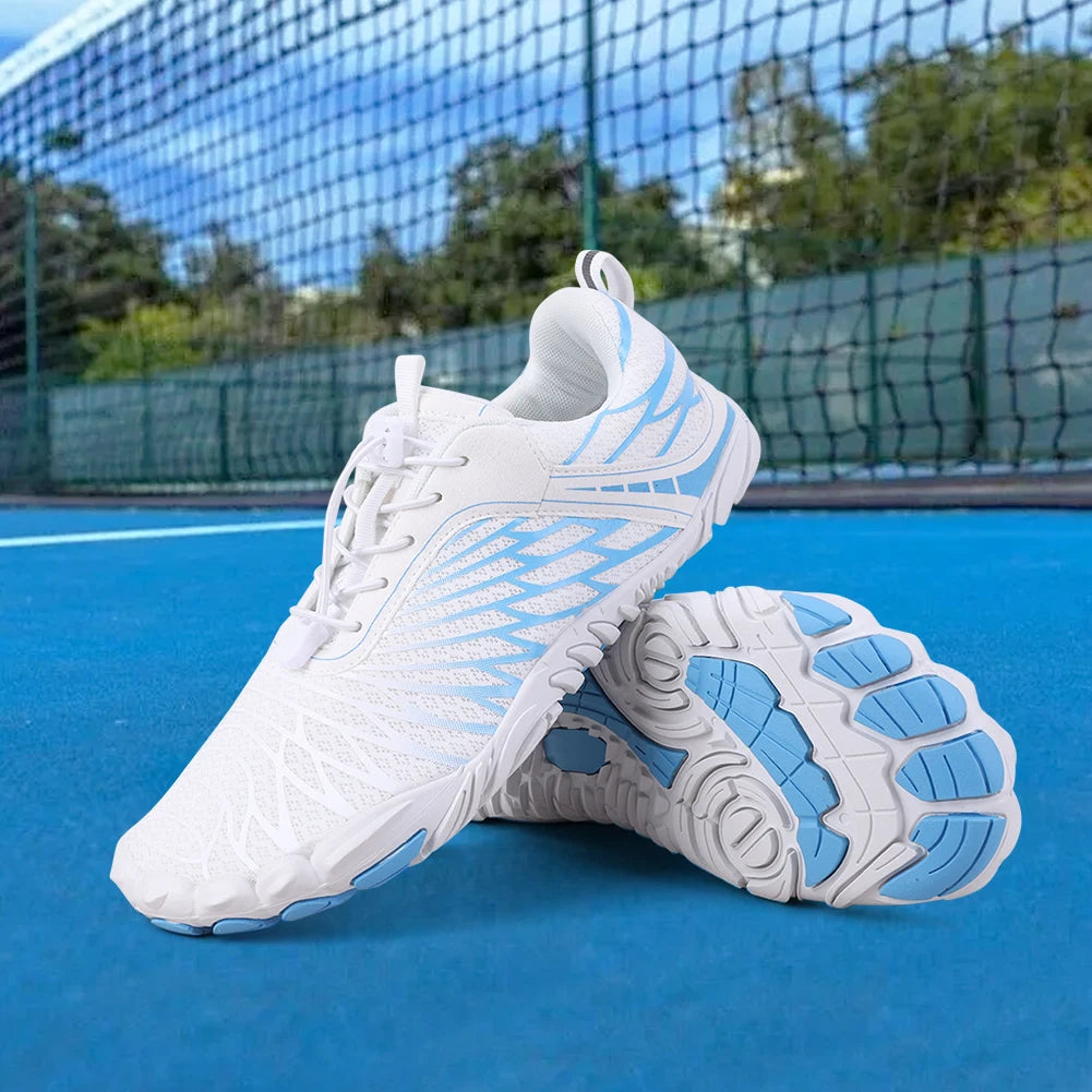 Unisex Water Shoes Lightweight Aqua Shoes Non Slip Barefoot Beach Shoes Comfortable Casual Wading Shoes Adjustable for Men Women