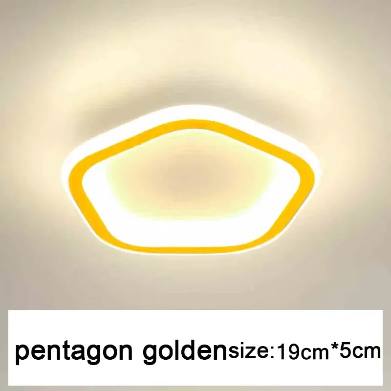 Modern LED Ceiling Light Simple Balcony rotundity Light Home Corridor Porch Channel Ceiling Light Nordic Wind Cloakroom Light