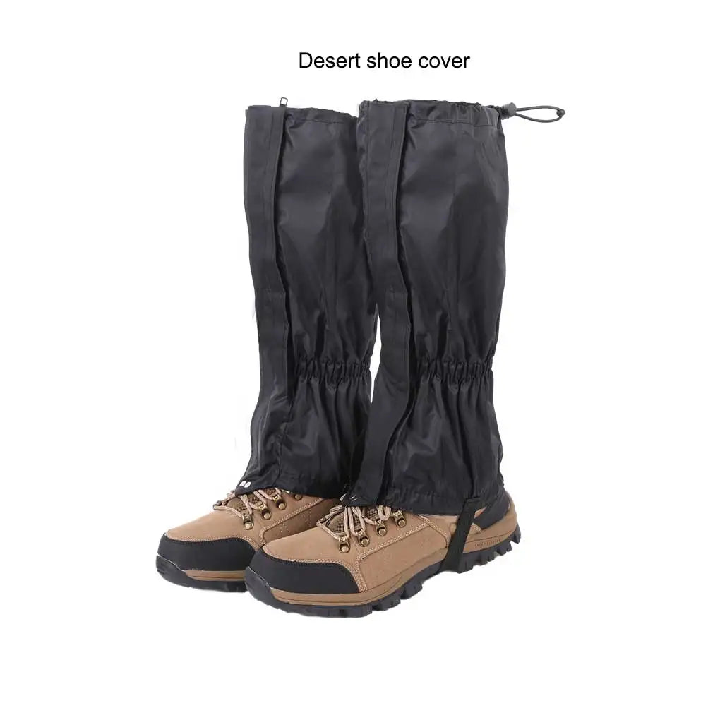 2 Pieces Leg Gaiter Camping Hiking Traveling Trekking Polyester Waterproof Leggings Snow Hunting Dustproof Legs Cover