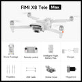 NEWEST FIMI X8 TELE MAX Drones 4K Professional HDR 48MP 3-Axis Gimbal Camera Drones GPS 20KM RC Quadcopter 2025