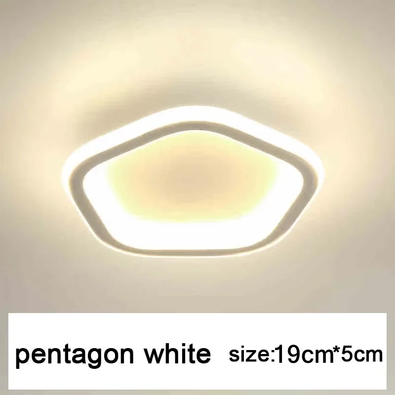 Modern LED Ceiling Light Simple Balcony rotundity Light Home Corridor Porch Channel Ceiling Light Nordic Wind Cloakroom Light