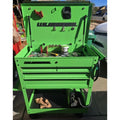 Roller Cart Tool Cabinet Storage Chest Box Glossy 4 Drawer 580 Lb. Capacity - GreenCustomized