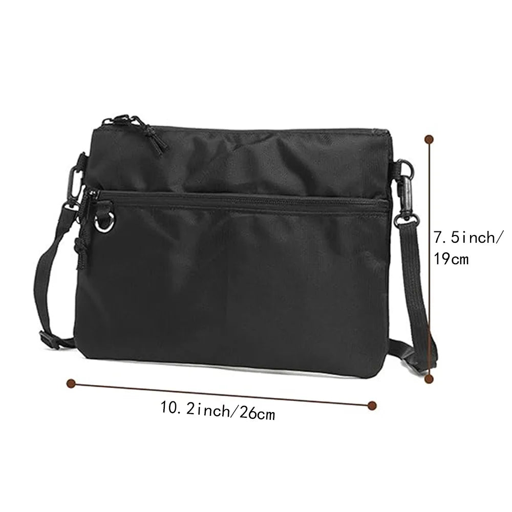 newNylon Chest Pack Cellphone Pouch Crossbody Bag Shoulder Bag Messenger Bag Outdoor Sports Bag Casual Running Cycling Sling Bag