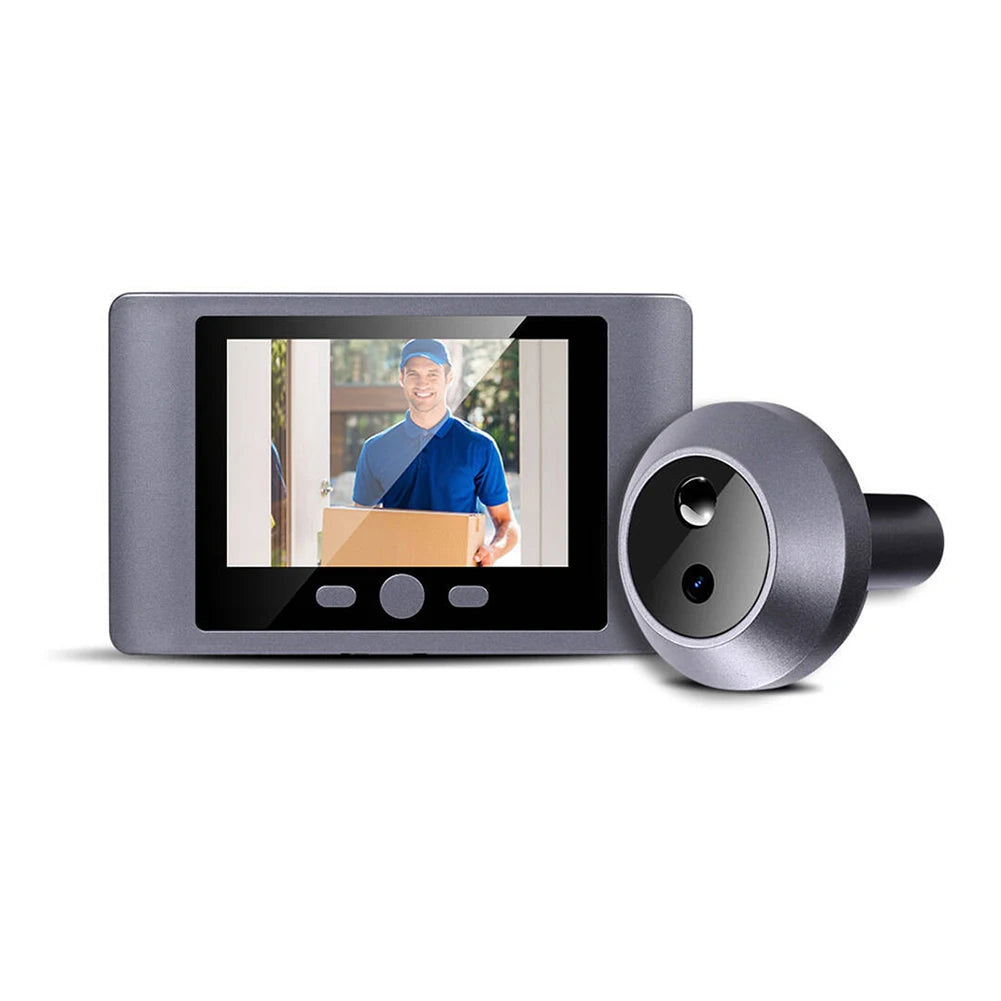 Mini Peephole Smart Wireless Door Viewer Camera IR Night Vision Front Door Peephole Camera 2.8 Inch Doorbell Door Camera 2000mAh