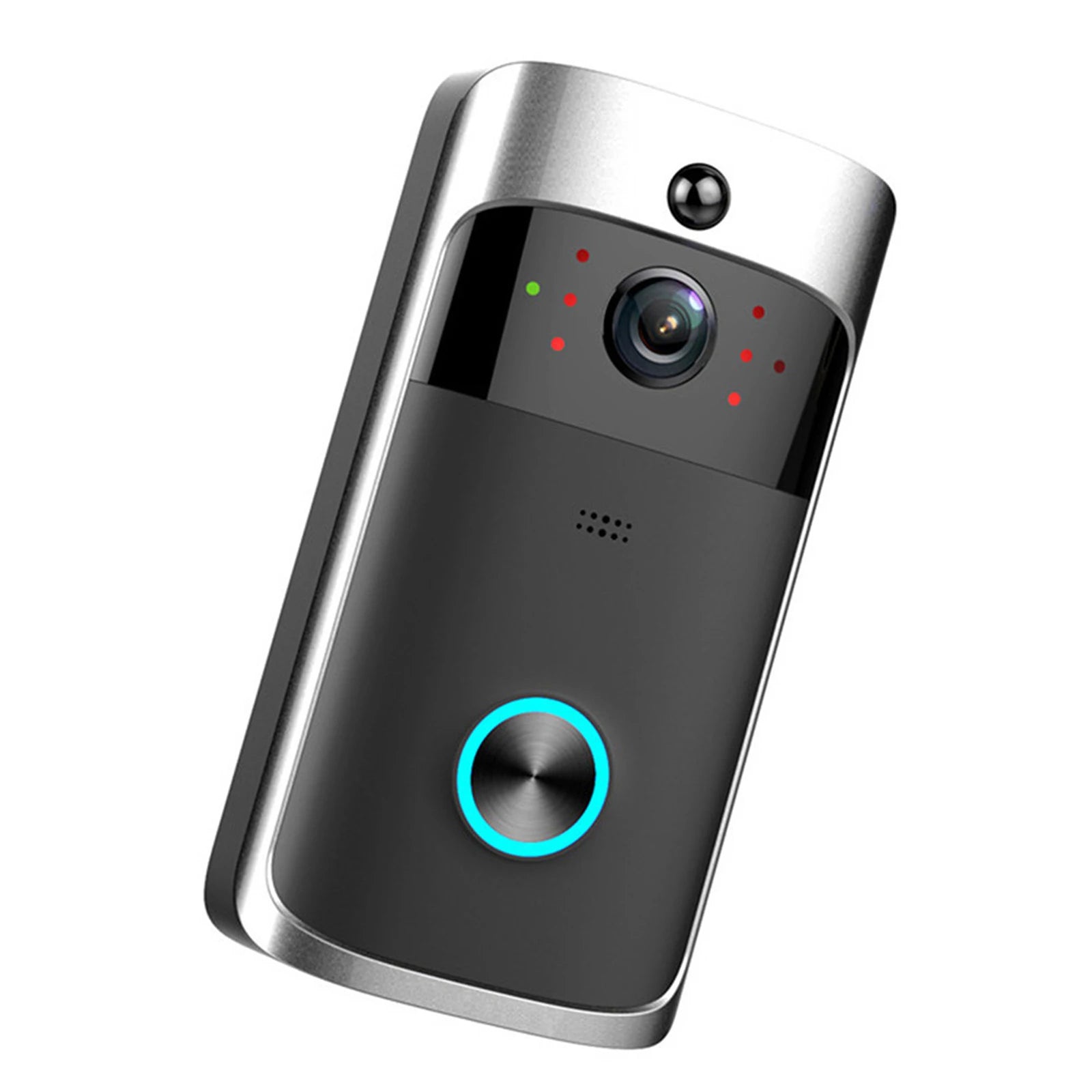 V5 Wireless Smart Doorbell with Noise Canceling Microphone 720P HD 166-degree Wide-angle Camera Doorbell Home Security Equipment