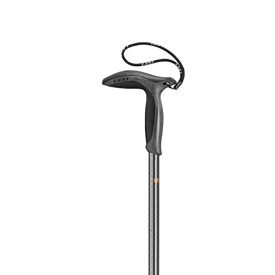 Wanderfreund Makalu Aluminum Adjustable Lightweight Walking Pole Single for Trekking Hiking - Black-Anthracite-Copper - 90