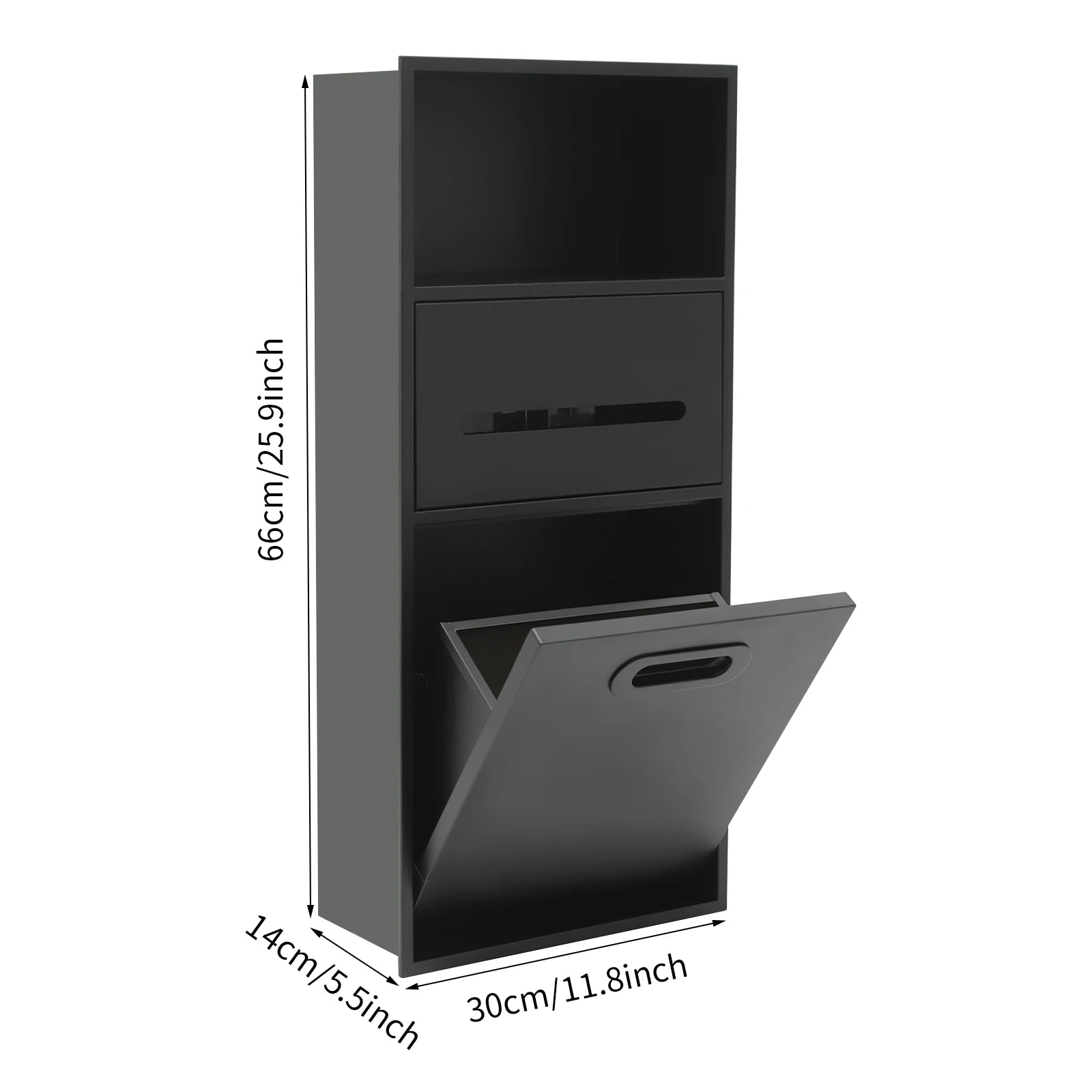 Storage Cabinet,Bathroom Recess, Stainless Steel Recessed Storage Cabinet, Wall Recessed Cabinet,304 Stainless Steel