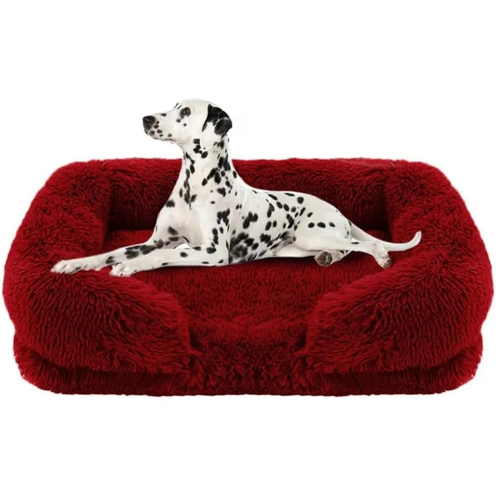 Autumn-Winter Warm Removable Pet Dog Sofa Bed Square Kennel for Cats - Comfortable, Easy to Clean Pet Pad