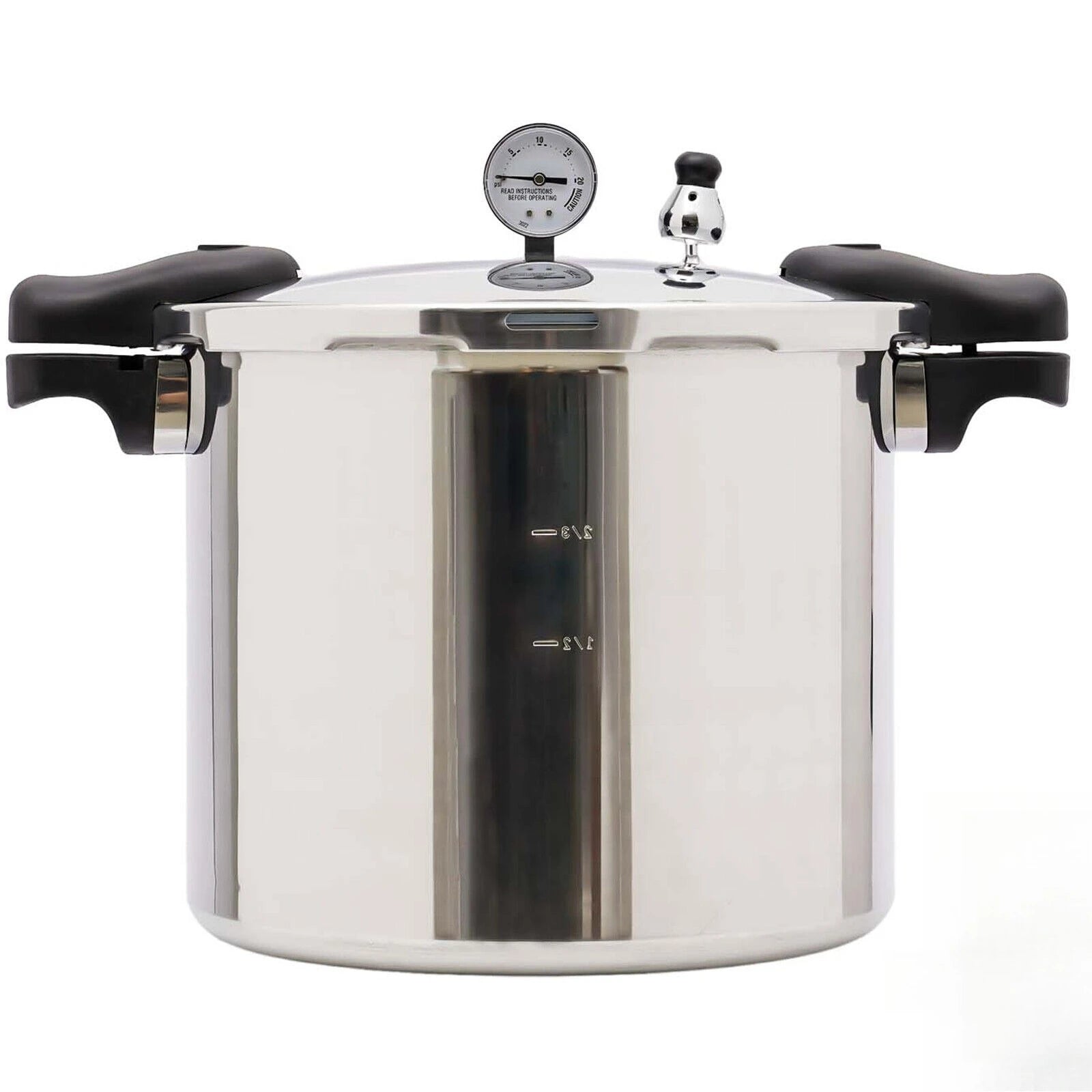 Aluminum Pressure Cooker 23-Quart Induction Compatible Pressure Canner