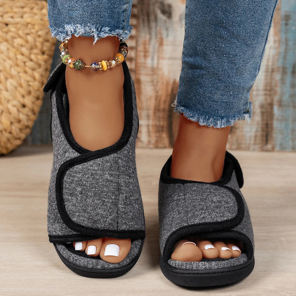 Winter Comfort Memory Foam Slippers for Diabetics, Arthritis & Edema – Women’s & Men’s Unisex Slip-On House Shoes, Soft Thick-So