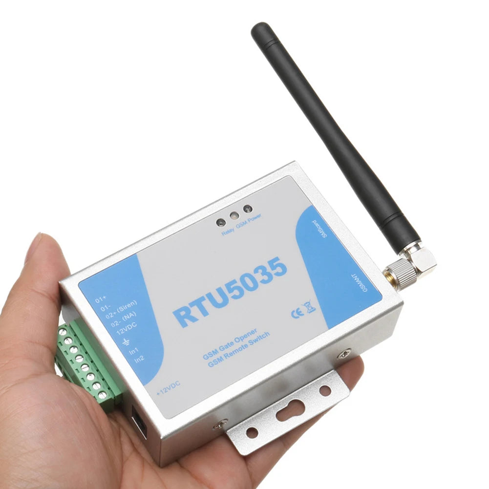 RTU5035 GSM Gate Opener Relay Switch Free Call Electric Gate Remote 900/1800MHz Wireless Remote Control Door Acces APP Control