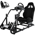 G29 Racing Simulator Cockpit with Seat Fit for Logitech/Thrustmaster/Fanatec G25 G27 G923 T150,Steering Wheel Cockpit