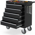 5 Drawers Metal Rolling Tool Chest, Portable Storage Tool Box with Wheels, Toolbox with Lock for Warehouse,Customized