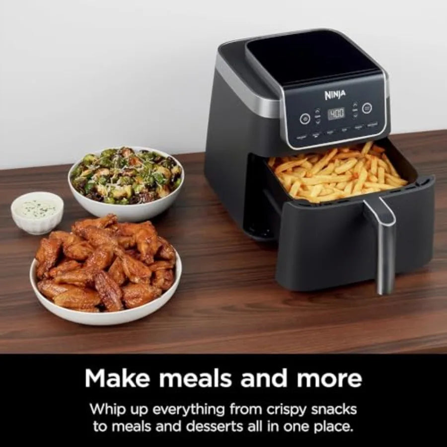 AF181 Air Fryer Pro XL 6-in-1 with 6.5-Quart Max Crisp Technology and Nonstick Basket for Healthy Cooking Ideal for Large Famil