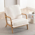 Mid Century Modern Accent Chairs for Living Room, 23” Wide Comfy Chair for Bedroom, Small Cozy Corduroy Reading Chairs for Adult