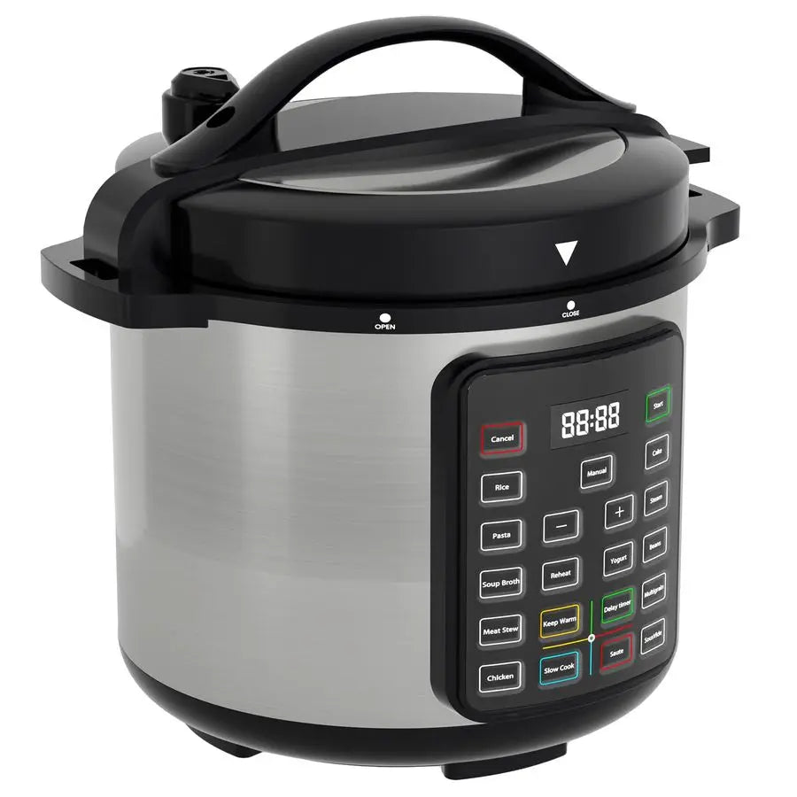 Electric Pressure Cooker 8 Quart Stainless Steel Multi Cooker Electric for Pressure 16in1 Rice, Steamer, Yogurt Maker, Slow Cook