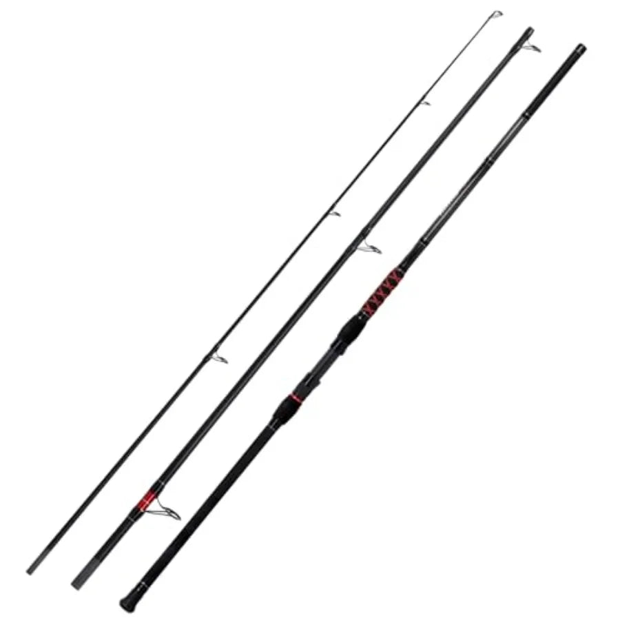 Surf Spinning Fishing Rod 2Piece 3Piece Carbon Fiber Travel Fishing Rod for Saltwater and Freshwater Angling Lightweigh