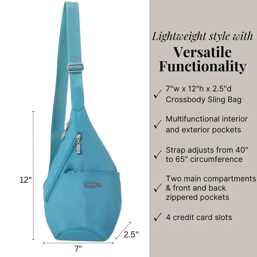 Mini Sling 12x7 Sling Crossbody Bag Backpack with Adjustable Shoulder Strap