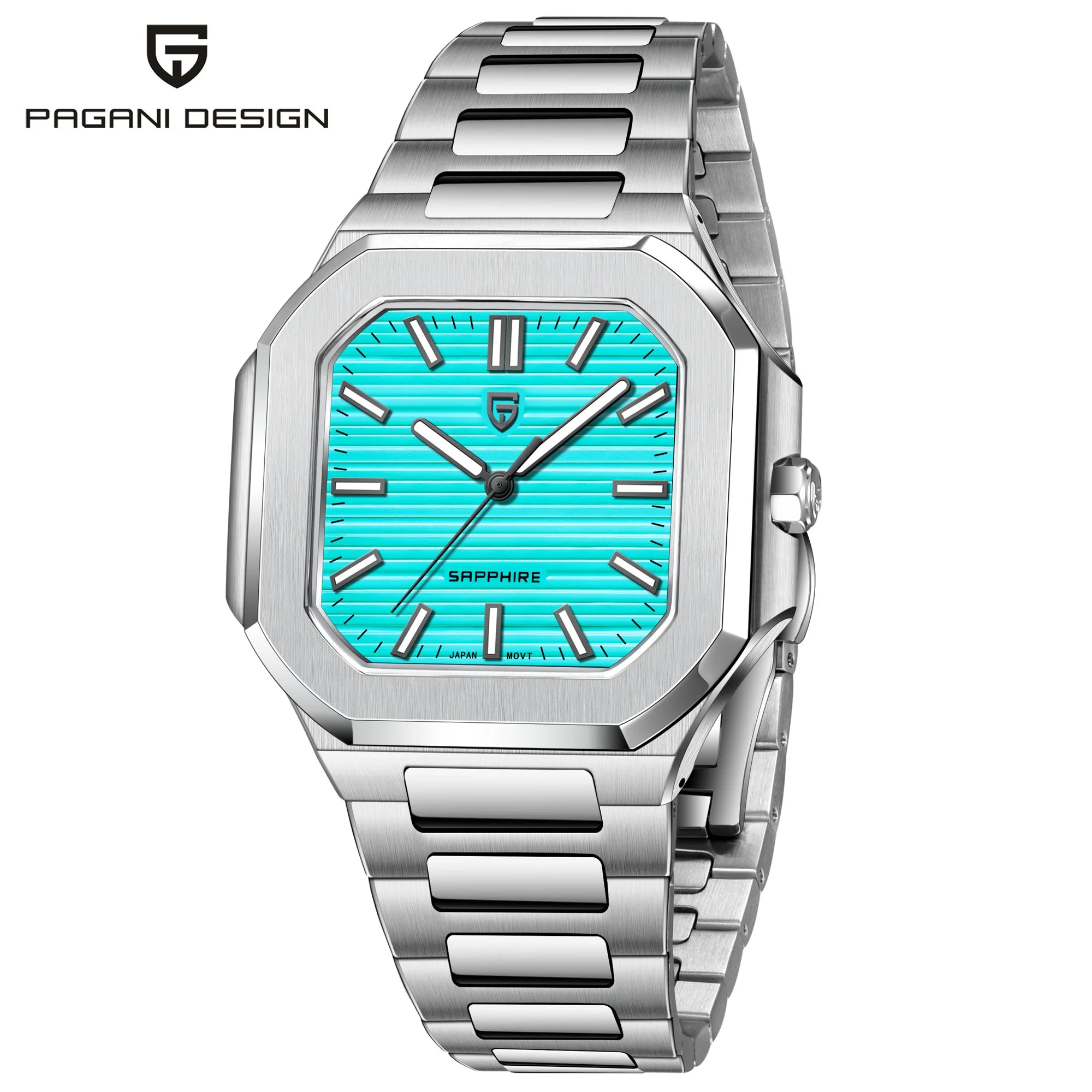 PAGANI DESIGN 2025 New Men's Quartz Wristwatches TMI VH31 37MM 10Bar Waterproof 316L Luxury Stainless Steel Sapphire Men's Watch