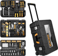 258-Piece Rolling Tool Kit with Portable Case, Wrench Set for Home and Professional Use