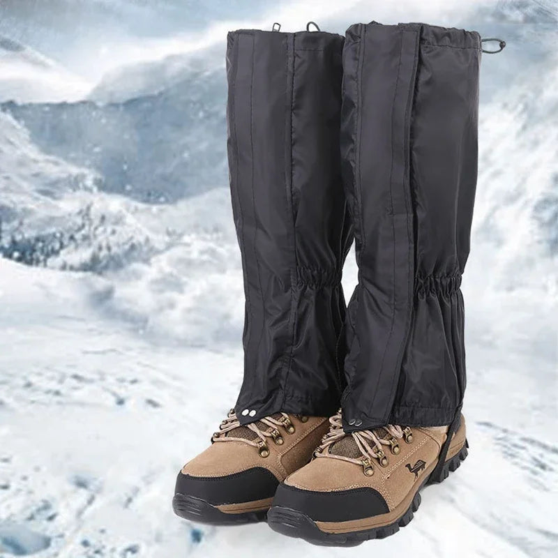 Outdoor Waterproof Foot Cover Durable Highly Breathable Double-Deck Hiking Climbing Legging Wraps Hunting Gaiters